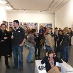 Besucher der Ausstellung